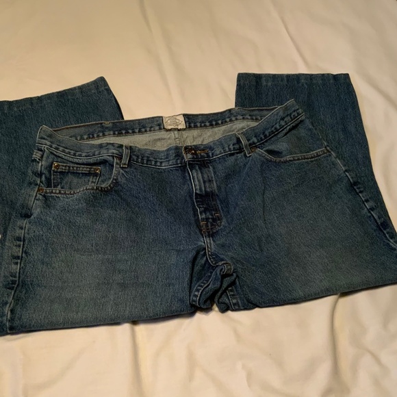 St.John’s Bay Cotton Denim Blue Jean Shorts (40”x 24”) - Picture 1 of 10